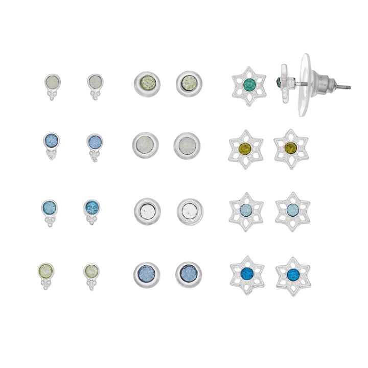 Lc Lauren Conrad Star & Stud Earring Set, Women's, Multicolor
