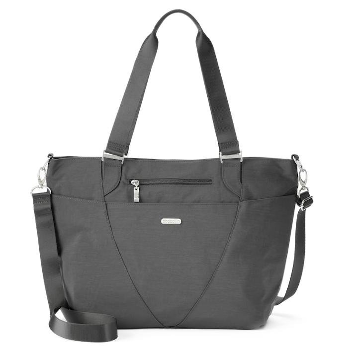 Women's Baggallini Avenue Convertible Tote Bag, Dark Grey