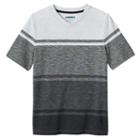 Boys 8-20 Tony Hawk Striped V-neck Tee, Boy's, Size: Medium, White