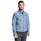 Men's Excelled Micro Cord Bomber Jacket, Size: Xl, Blue