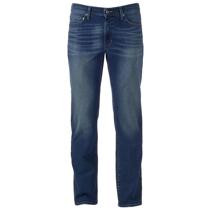 Men's Urban Pipeline&reg; Straight-fit Flex Jeans, Size: 36x32, Med Blue