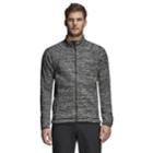 Men's Adidas Outdoor Knit Fleece Jacket, Size: Small, Grey