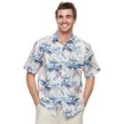 Men's Havanera Multicolor Floral Button-down Shirt, Size: Xl, White