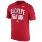 Men's Nike Ohio State Buckeyes Authentic Legend Tee, Size: Xl, Red