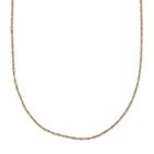 14k Gold Over Silver Singapore Chain Necklace - 24 In, Women's, Size: 24