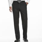 Big & Tall Apt. 9&reg; Flat-front Dress Pants, Men's, Size: 42x32, Black