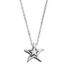 Love This Life Star Pendant Necklace, Women's, Grey