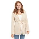 Maternity Oh Baby By Motherhood&trade; Marled Cardigan, Women's, Size: Small, Natural