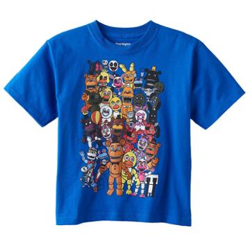 Boys 4-7 Five Nights At Freddy's Graphic Tee, Boy's, Size: S(4), Blue
