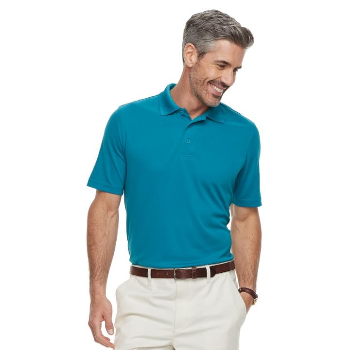 Men's Croft & Barrow&reg; Cool & Dry Classic-fit Performance Polo, Size: Large, Dark Blue