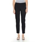 Women's Croft & Barrow&reg; Polished Pull-on Ankle Pants, Size: 8, Black