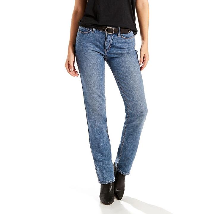 Women's Levi's&reg; 525&trade; Perfect Waist Straight-leg Jeans, Size: 8/29 Short, Blue