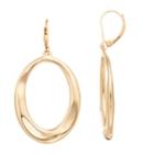 Dana Buchman Gold-tone Open Drop Earrings, Women's, Gold