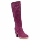 Muk Luks Nellie Women's Water-resistant Knee-high Boots, Size: 8, Dark Red