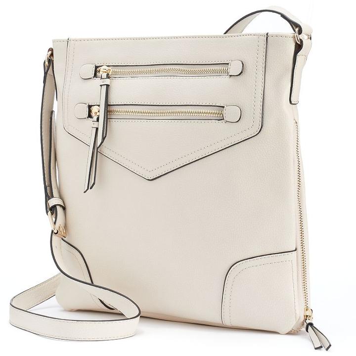 Apt. 9&reg; Ava Crossbody Bag, Women's, White Oth