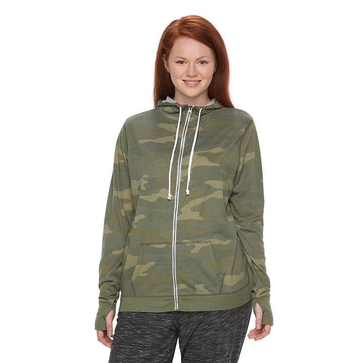 Juniors' Plus Size So&reg; Cowl Hoodie, Girl's, Size: 1xl, Green