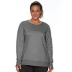 Plus Size Tek Gear&reg; Fleece Sweatshirt, Women's, Size: 2xl, Dark Grey