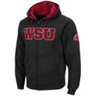 Men's Washington State Cougars Full-zip Fleece Hoodie, Size: Large, Grey