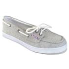 Women's Campus Cruzerz Lsu Tigers Kauai Boat Shoes, Size: 10, Grey