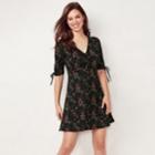 Petite Lc Lauren Conrad Print Fit & Flare Dress, Women's, Size: Xs Petite, White