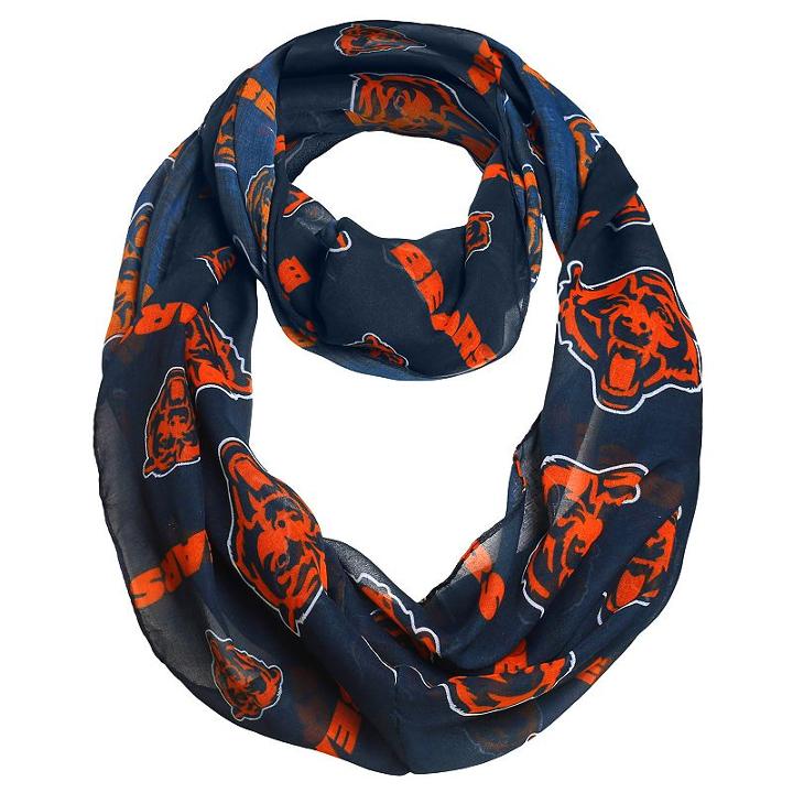 Forever Collectibles Chicago Bears Logo Infinity Scarf, Women's, Ovrfl Oth