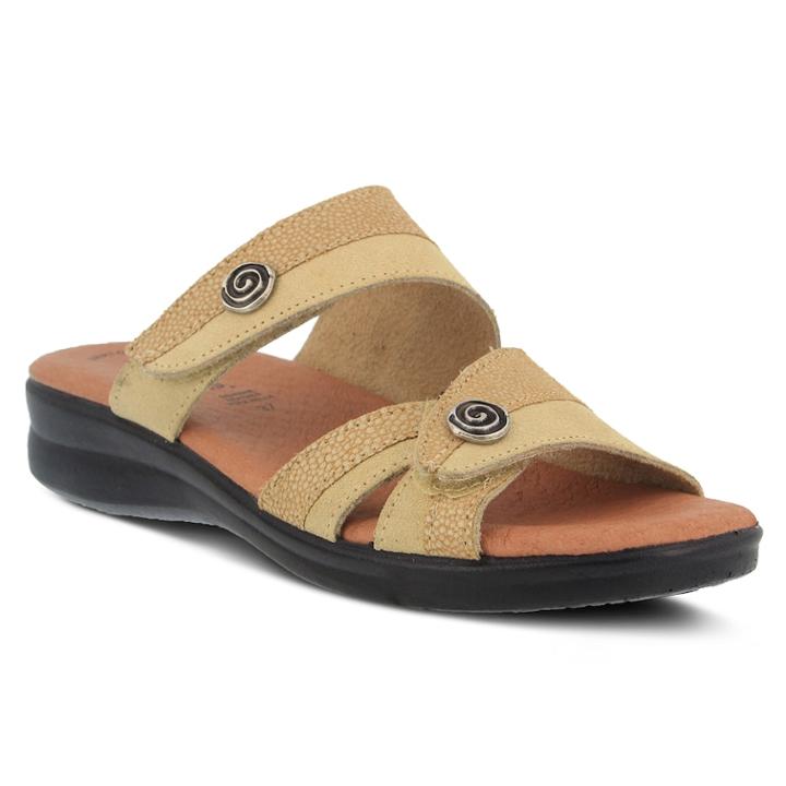 Flexus By Spring Step Quasida Women's Slide Sandals, Size: 37, Med Beige