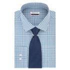 Men's Van Heusen Slim-fit Flex Collar Dress Shirt & Tie, Size: 18 37/8t, Blue Other