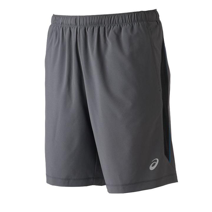 Men's Asics Stretch Woven Shorts, Size: Large, Blue Other