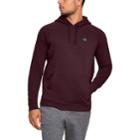 Men's Under Armour Rival Fleece Pull-over Hoodie, Size: Medium, Red