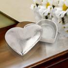 Stonebriar Collection Heart Box Table Decor, Grey