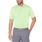 Men's Grand Slam Off Course Slim-fit Textured Golf Polo, Size: Xl, Lt Green