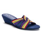New York Transit Advantage Color Women's Wedge Sandals, Size: 9 Wide, Pink Ovrfl
