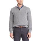 Men's Chaps Classic-fit Mockneck Sweater, Size: Medium, Grey