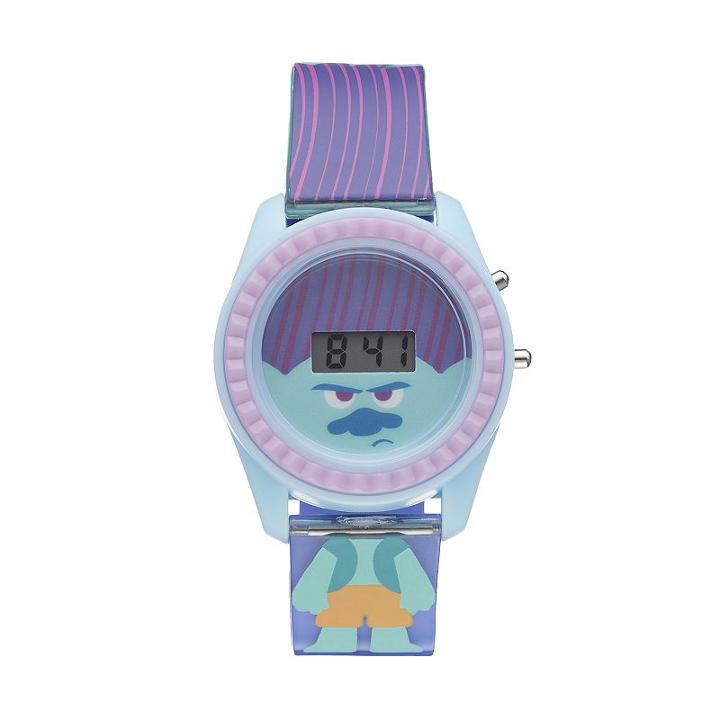 Dreamworks Trolls Kids' Digital Light-up Watch, Girl's, Size: Large, Blue