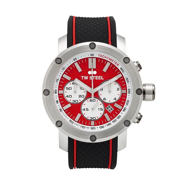 Tw Steel Men's Grandeur Tech Chronograph Watch - Ts1, Black
