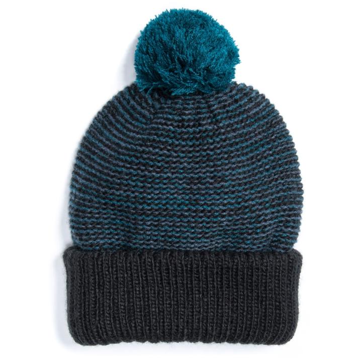 Men's Muk Luks Pom Pom Hat, Black