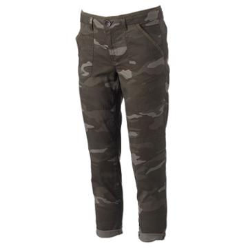 Women's Artisan Crafted By Democracy Utility Capris, Size: 12, Med Brown