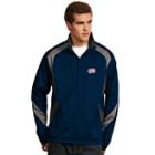 Men's Antigua New England Revolution Tempest Desert Dry Xtra-lite Performance Jacket, Size: Medium, Med Blue