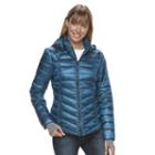 Women's Tek Gear Hooded Puffer Jacket, Size: Xl, Turquoise/blue (turq/aqua)