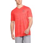 Mens' Under Armour Tech V-neck Tee, Size: Xxl, Neon Coral