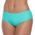 Solid Cheeky Hipster Bikini Bottoms, Size: Small, Turquoise/blue (turq/aqua)