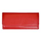 Royce Leather Rfid-blocking Saffiano Clutch, Adult Unisex, Red