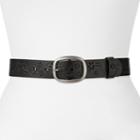 Sonoma Goods For Life&trade; Embossed Belt, Women's, Size: Xl, Black