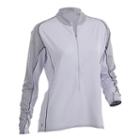 Women's Nancy Lopez Melody Long Sleeve Golf Top, Size: Xl, White