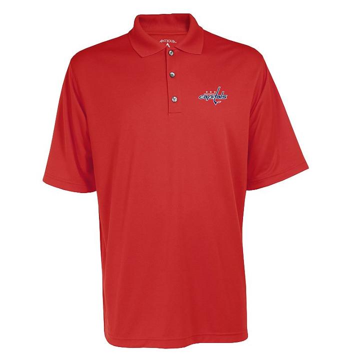 Men's Washington Capitals Exceed Performance Polo, Size: Xl, Red