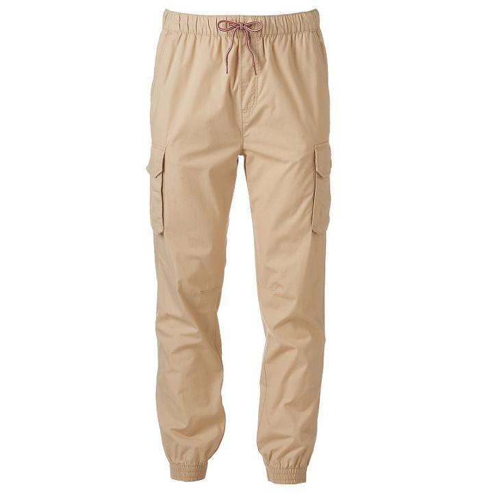 Men's Hollywood Jeans Oscar Cargo Jogger Pants, Size: X Lrge M/r, Beig/green (beig/khaki)