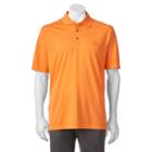 Men's Pebble Beach Classic-fit Textured Performance Golf Polo, Size: Large, Med Orange