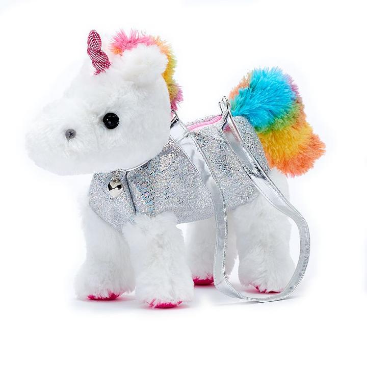 Girls Sparkly Unicorn Bag, Girl's, White Oth