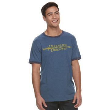 Men's Dungeons & Dragons Tee, Size: Xl, Blue (navy)