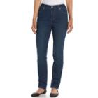 Petite Gloria Vanderbilt Amanda 2.0 Slim Pants, Women's, Size: 12p-short, Blue